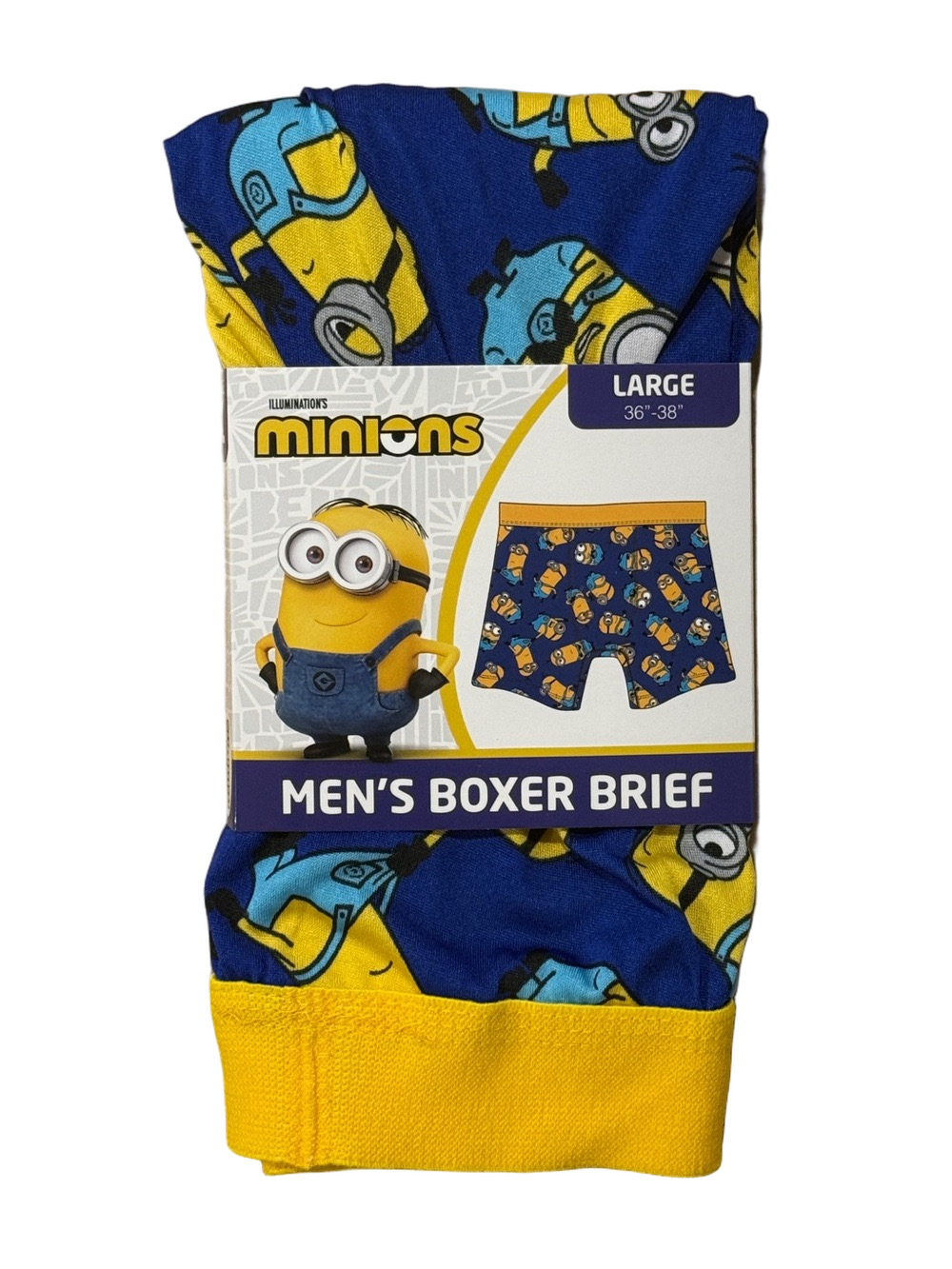 Mens Minions Licensed Boxer Briefs - Size Large - NWT